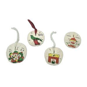 Sand Dollar Christmas Ornaments Painted Holiday Beach Coastal Cayman Lot 4